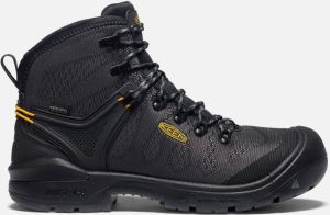 Keen Men's Waterproof Dearborn 6" Boot (Carbon-Fiber Toe) Size 10.5 Wide In Black Steel Grey