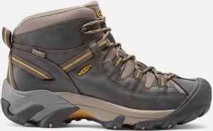 Keen Men's Waterproof Hiking Boots Targhee II Mid 11.5 Black Olive Yellow