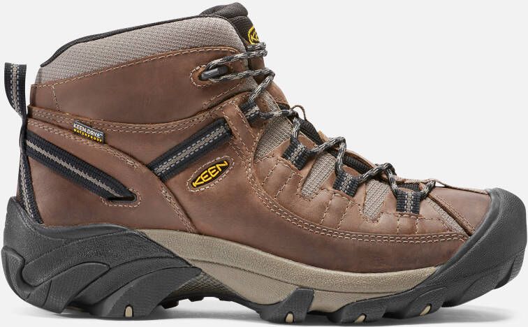 Keen Men's Waterproof Hiking Boots Targhee II Mid Wide 9.5 Shitake Brindle