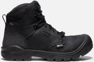 Keen Men's Waterproof Independence 6" Boot (Carbon Fiber Toe) Size 11.5 Wide In Black