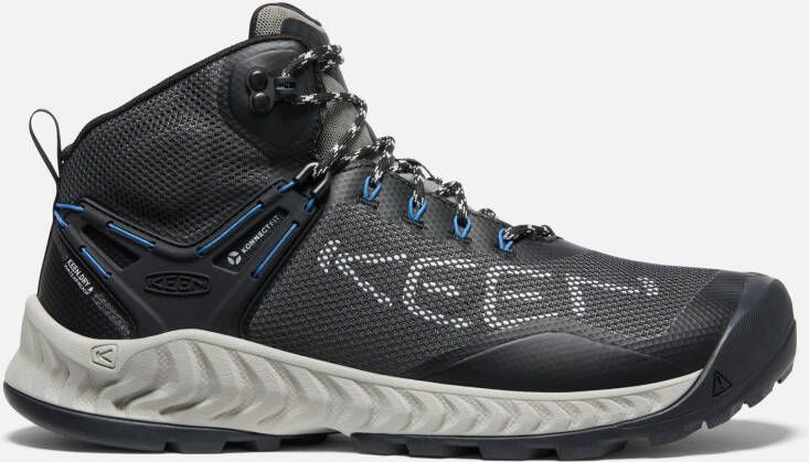 Keen Men's Waterproof Nxis Evo Boot Size 11.5 In Magnet Bright Cobalt