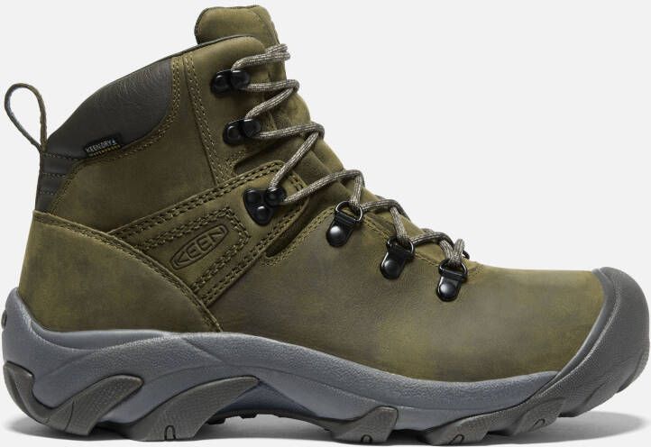Keen Men's Waterproof Pyrenees Boots Size 11.5 In Dark Olive Forest Night