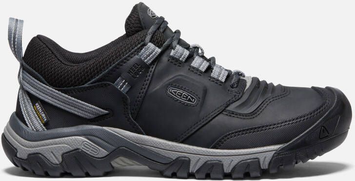 Keen Men's Waterproof Ridge Flex Shoes Size 10 In Black Magnet