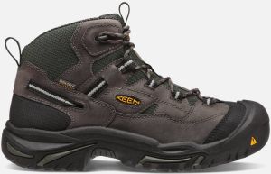 Keen Men's Waterproof Braddock Mid (Steel Toe) Boots Size 14 Wide In Gargoyle Forest Night