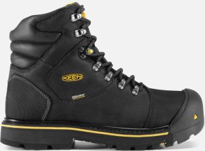 Keen Men's Waterproof Steel Toe Boots Milwaukee 11.5 Wide Black