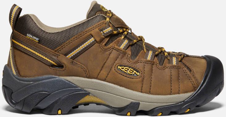 Keen Men's Waterproof Targhee II Wide Shoes Size 11.5 In Cascade Brown Golden Yellow