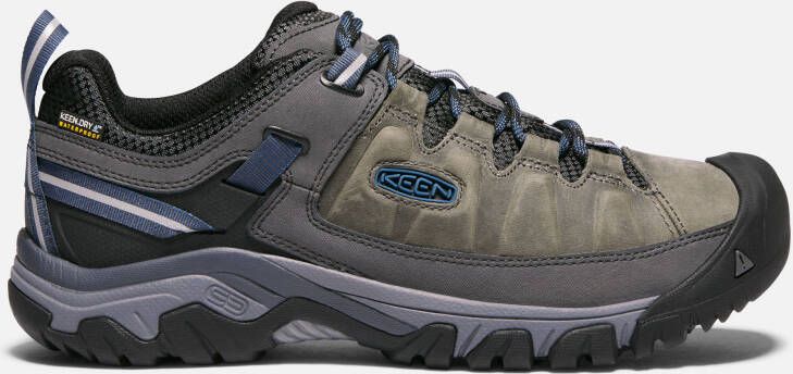 Keen Men's Waterproof Targhee III Shoes Size 11 In Steel Grey Captain's Blue