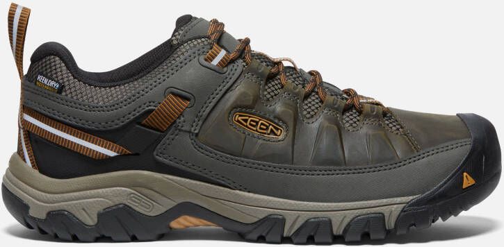 Keen Men's Waterproof Targhee III Shoes Size 15 In Black Olive Golden Brown