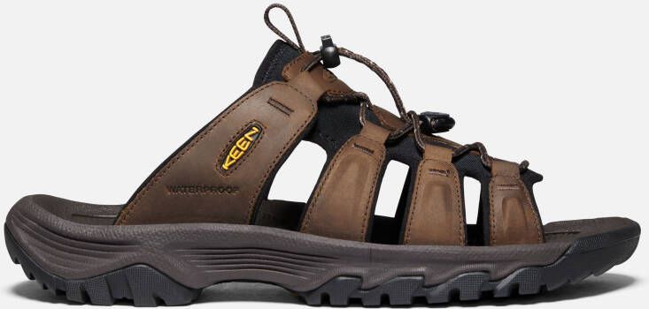 Keen Men's Waterproof Targhee III Slide Sandals Size 10.5 In Bison Mulch