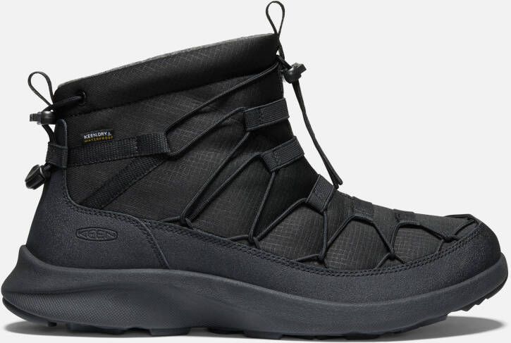 Keen Men's Waterproof Uneek Snk Chukka Boots Size 7.5 In Triple Black Black