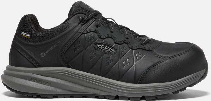 Keen Men's Waterproof Vista Energy+ (Carbon Fiber Toe) Shoes Size 10.5 Wide In Black Gun Metal