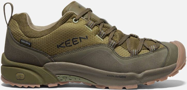 Keen Men's Waterproof Wasatch Crest Shoes Size 8 In Olive Drab Dark
