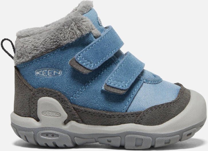 Keen Toddlers' Knotch Double Strap Chukka Shoes Size 5 In Magnet Blue Shadow