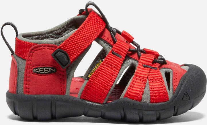 Keen Toddlers' Seacamp II CNX Sandals Size 6 In Racing Red Gargoyle