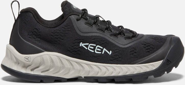 Keen Women's Nxis Speed Shoes Size 10.5 In Black Blue Glass