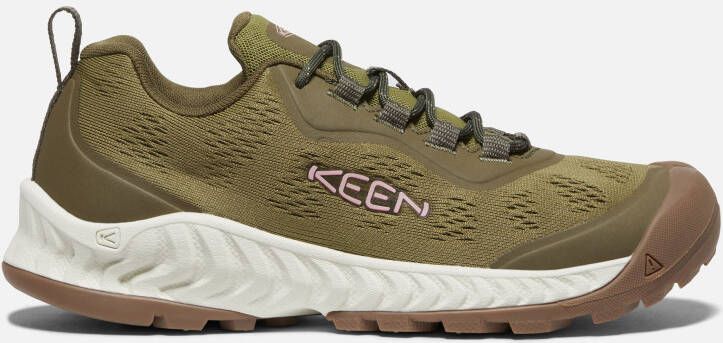 Keen Women's Nxis Speed Shoes Size 7 In Olive Drab Pink Icing