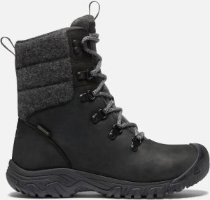 Keen Women's Waterproof Greta Boot Size 10.5 In Black Black Wool