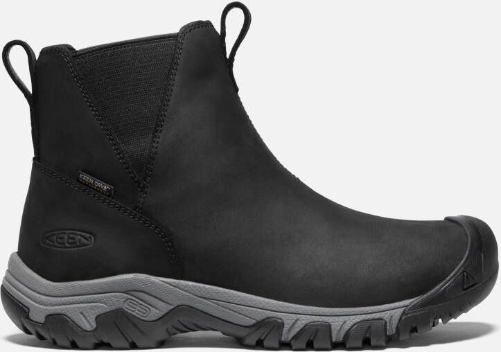 Keen Women's Waterproof Greta Chelsea Boots Size 10.5 In Black Steel Grey