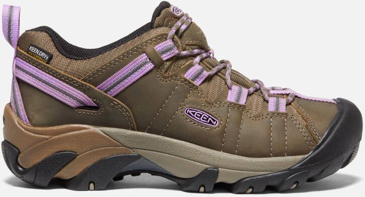 Keen Women's Waterproof Targhee II Shoes Size 7 In Timberwolf English Lavender