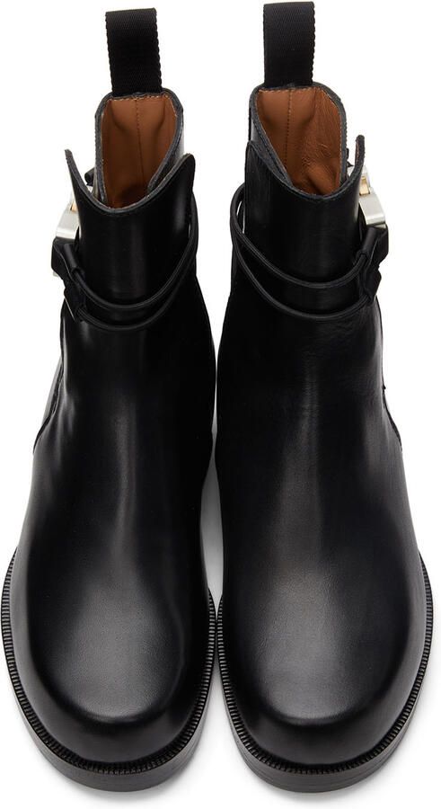 1017 ALYX 9SM Black Buckle Chelsea Boots - Picture 4