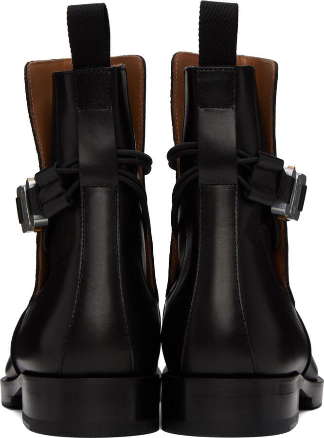 1017 ALYX 9SM Black Low Buckle Boots - Picture 3