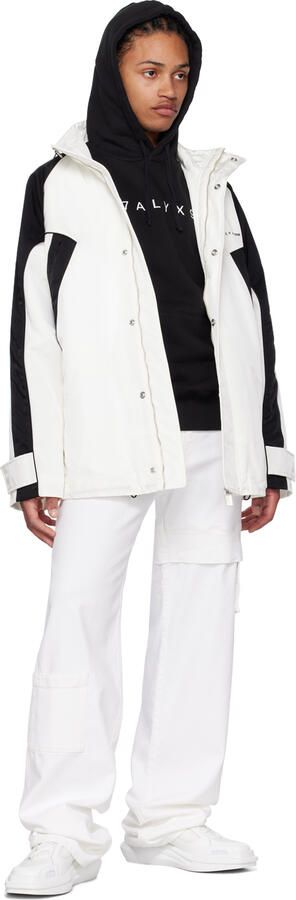 1017 ALYX 9SM White Mono Hiking Mules - Picture 4