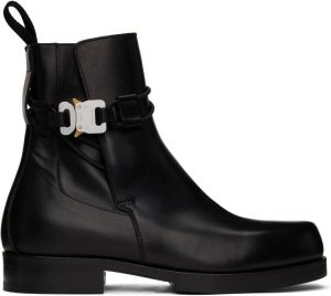1017 ALYX 9SM Black Buckle Chelsea Boots
