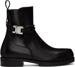 1017 ALYX 9SM Black Low Buckle Boots