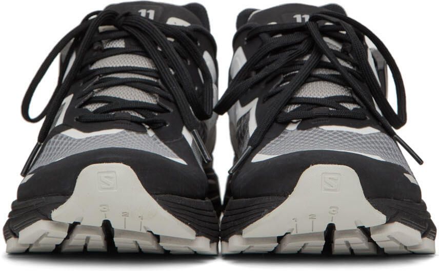 11 by Boris Bidjan Saberi Black & White Salomon Edition 11S Bamba 6 Sneakers - Picture 2