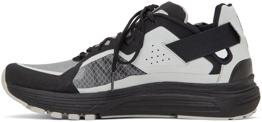 11 by Boris Bidjan Saberi Black & White Salomon Edition 11S Bamba 6 Sneakers - Picture 4