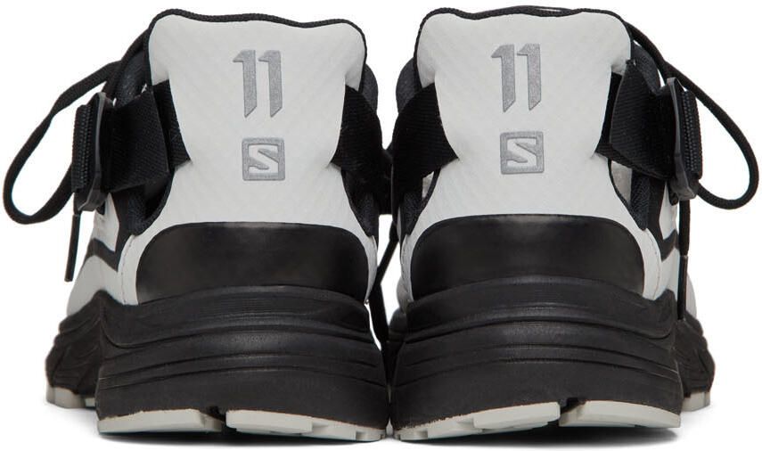 11 by Boris Bidjan Saberi Black & White Salomon Edition 11S Bamba 6 Sneakers - Picture 3