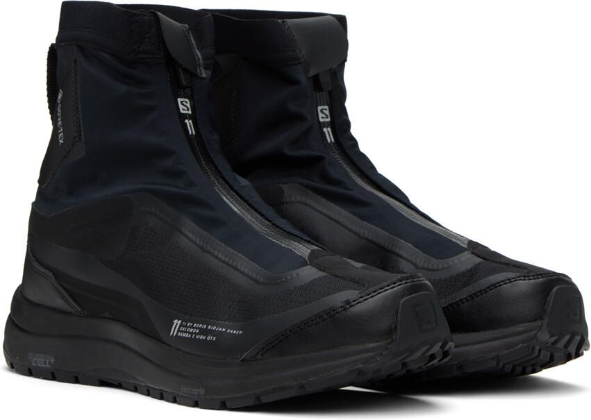 11 by Boris Bidjan Saberi Black Salomon Edition Bamba 2 High GTX Sneakers - Picture 2