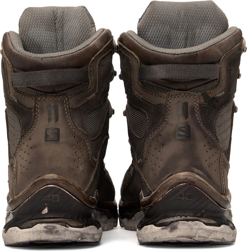 11 by Boris Bidjan Saberi Brown & Gray Salomon Edition Boot2 GTX Boots
