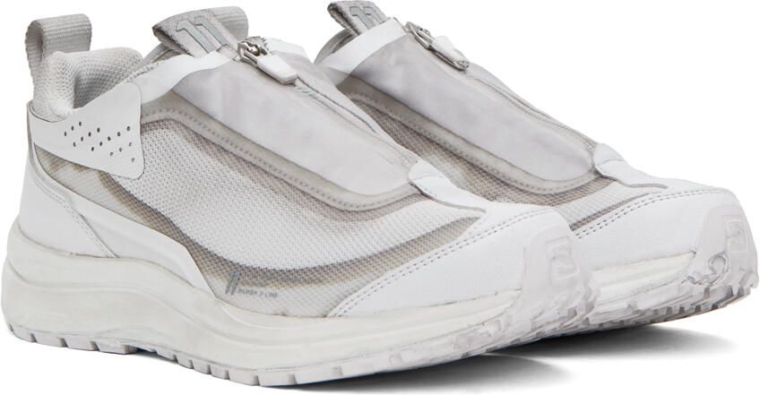 11 by Boris Bidjan Saberi Gray Salomon Edition Bamba 2 Low Sneakers - Picture 2