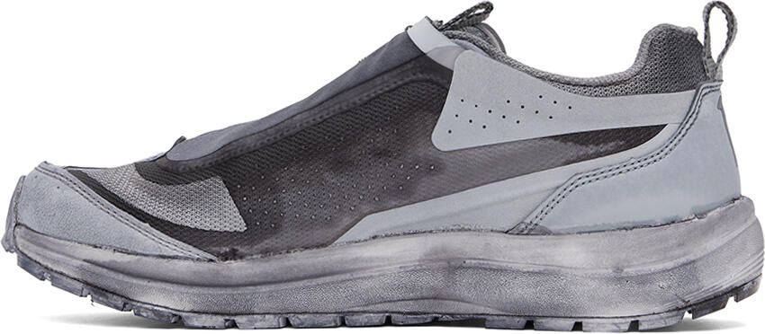 11 by Boris Bidjan Saberi Gray Salomon Edition Bamba 2 Low Sneakers - Picture 3