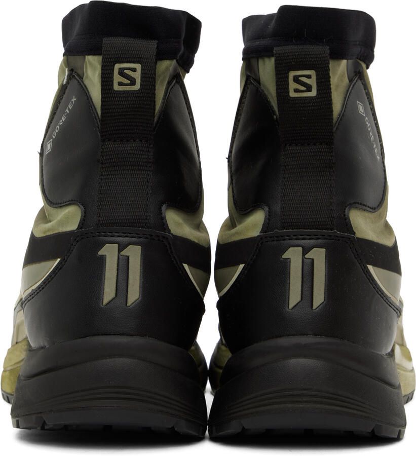 11 by Boris Bidjan Saberi Khaki & Black Salomon Edition Bamba 2 GTX High Sneakers