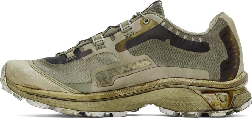 11 by Boris Bidjan Saberi Khaki Salomon Edition Bamba 5 Sneakers - Picture 3