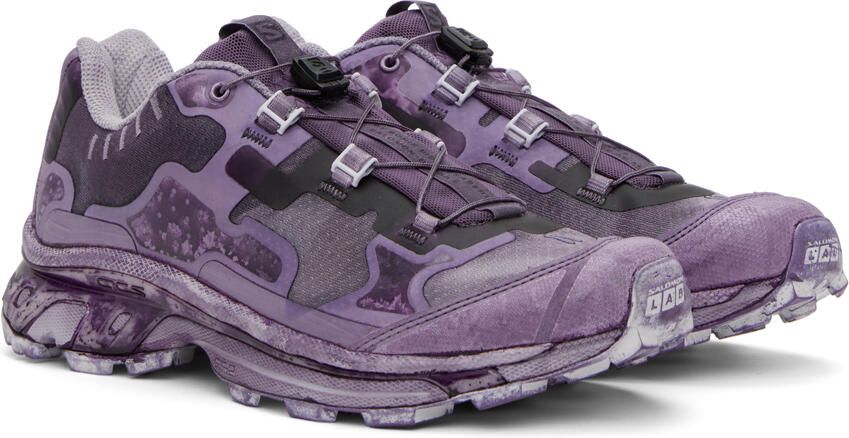 11 by Boris Bidjan Saberi Purple Salomon Edition Bamba 5 Sneakers - Picture 2