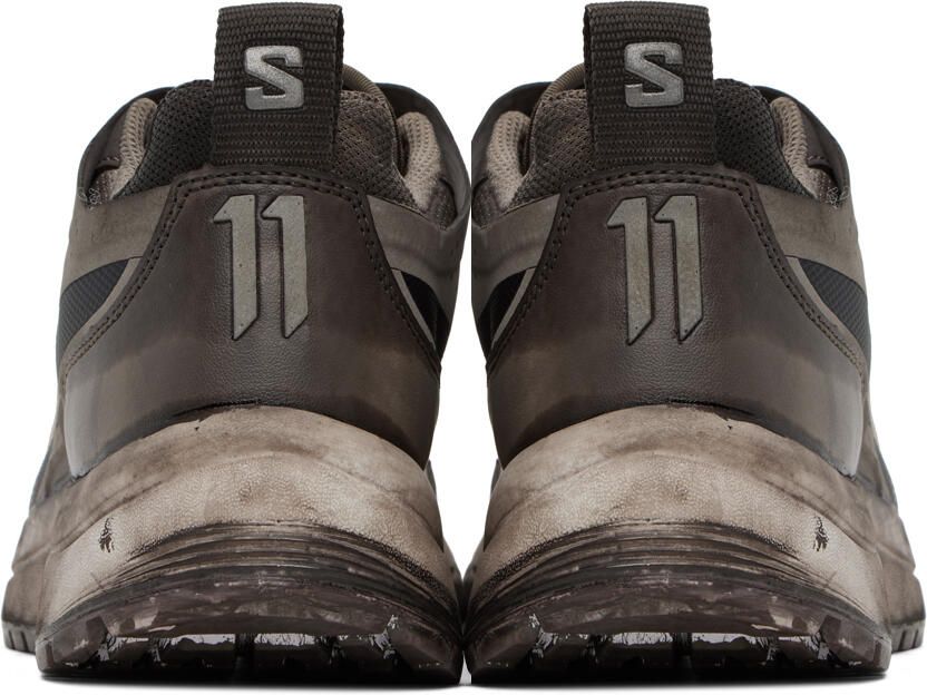 11 by Boris Bidjan Saberi Taupe Salomon Edition Bamba 2 Low Sneakers
