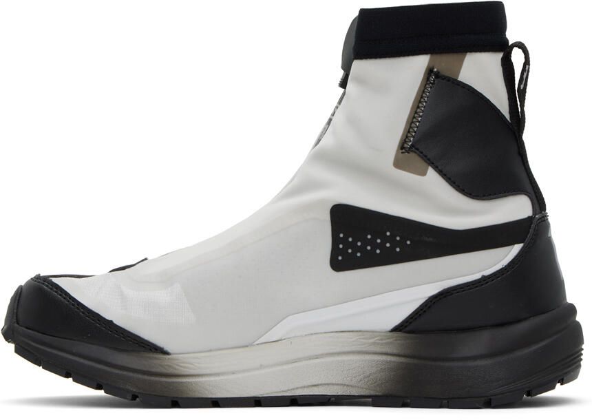 11 by Boris Bidjan Saberi White & Black Salomon Edition Bamba 2 High GTX Sneakers - Picture 4