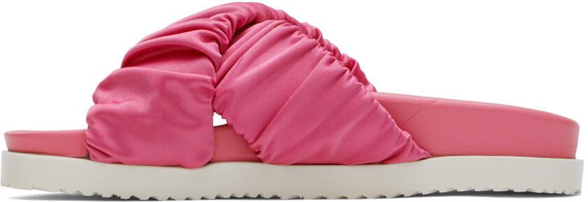 3.1 Phillip Lim Pink Crossover Pool Slides - Picture 3