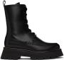 3.1 Phillip Lim Black Kate Lace-Up Combat Boots - Thumbnail 1