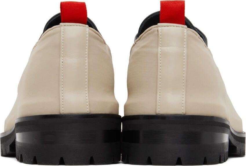 424 Black & Beige Overlay Derbys - Picture 2