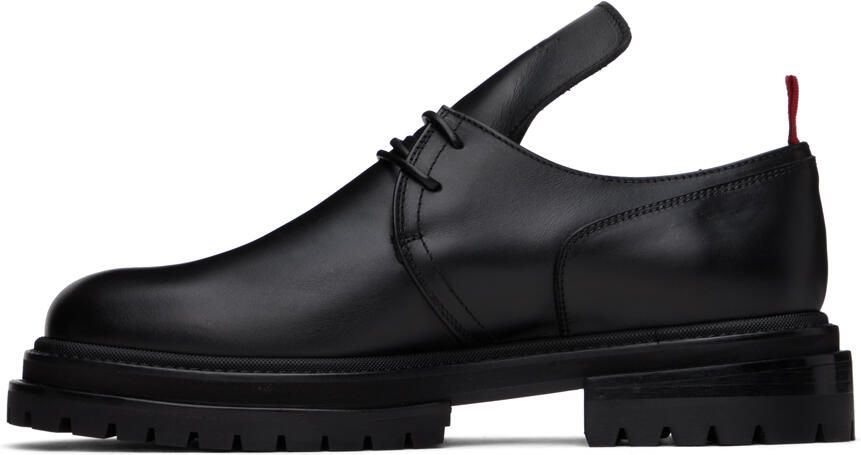 424 Black Extended Tongue Derbys - Picture 3