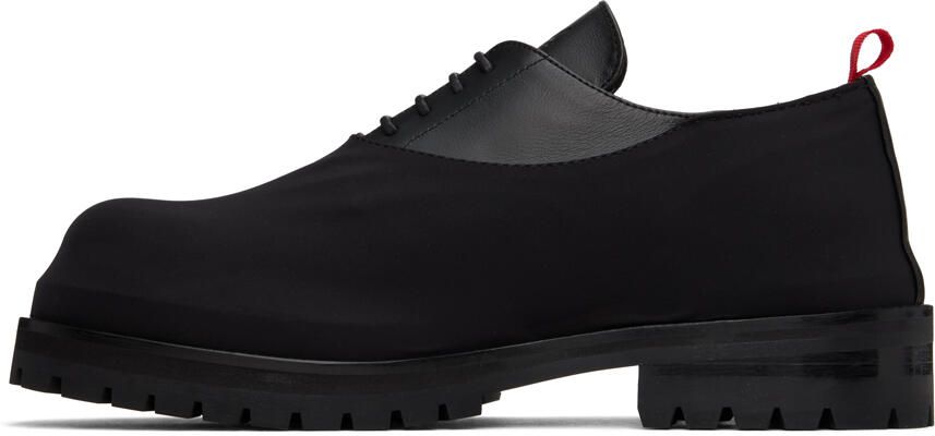 424 Black & Beige Overlay Derbys - Picture 4