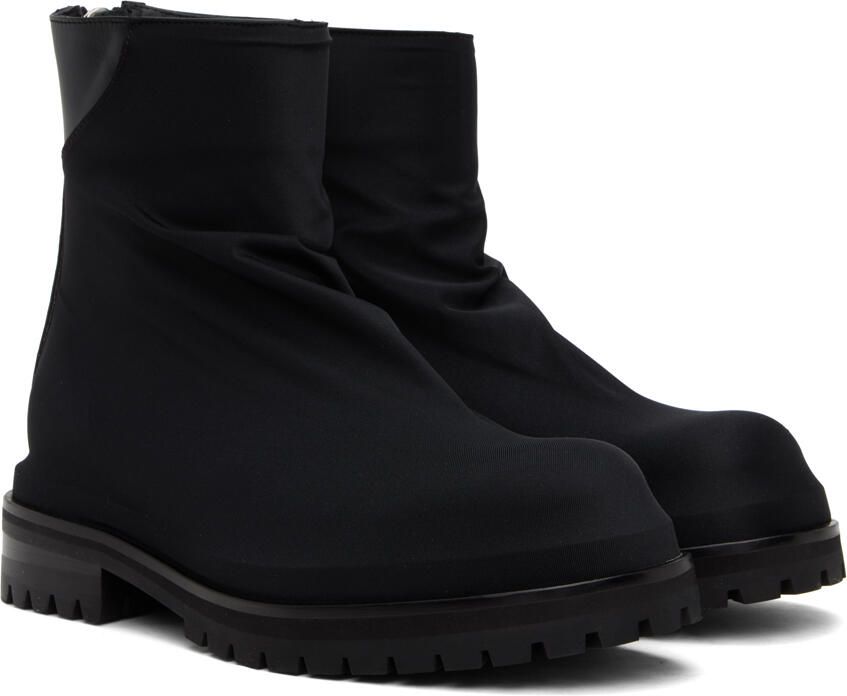 424 Black Zip Boots - Picture 2