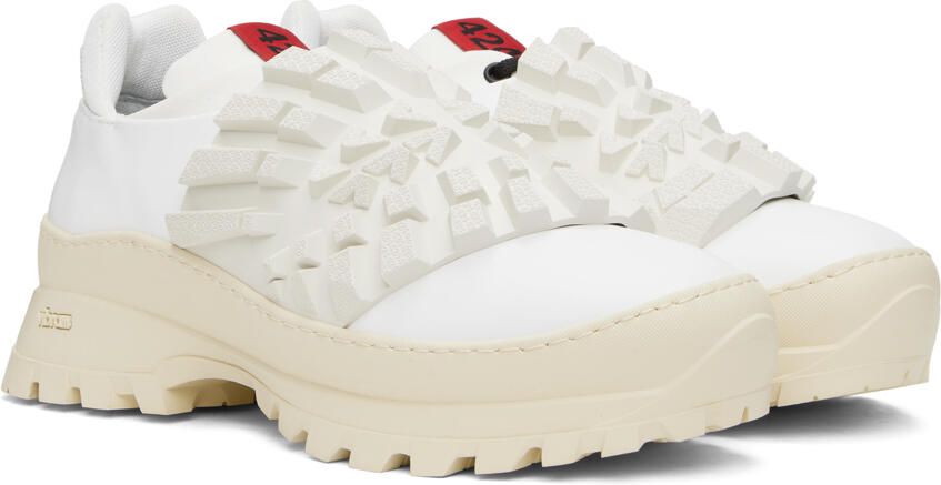 424 White Paneled Sneakers - Picture 2