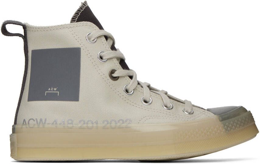 A-COLD-WALL* Off-White & Gray Converse Edition Chuck 70 Sneakers
