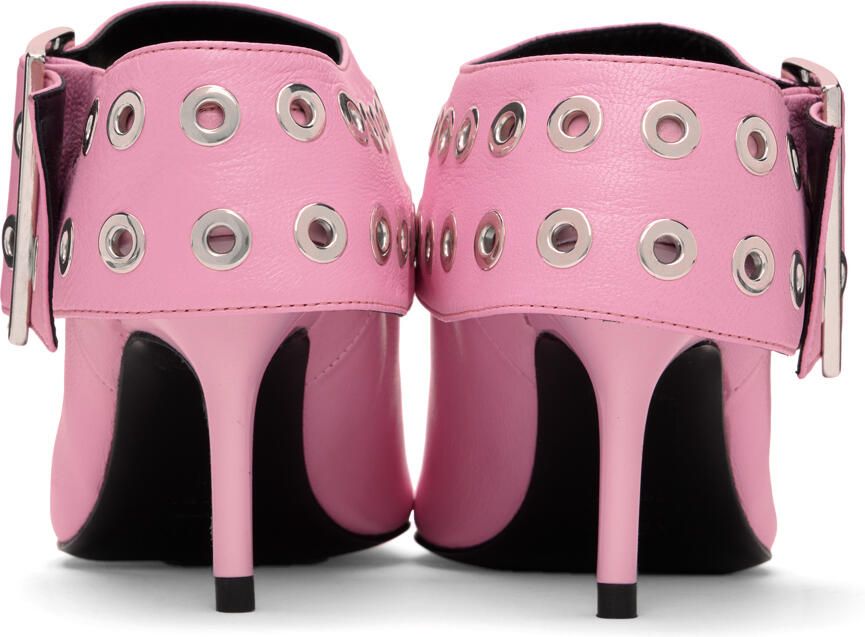 ABRA Pink Big Belt Heels