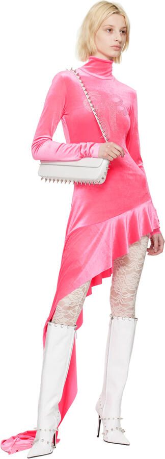 Abra White Spike Boots - Picture 4